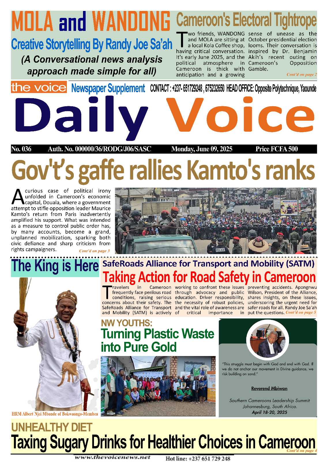 Gov’t gaffe rallies Kamto’s ranks